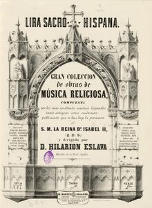 Partition Volume 2, gran colección de obras de música religiosa compuesta por los más acreditados maestros españoles, tanto antiguos como modernos