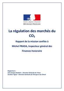 La régulation des marchés de CO2.