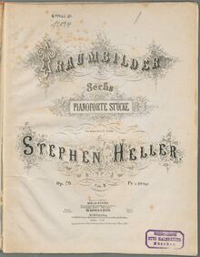 Partition Book 2, Traumbilder, Op.79, Heller, Stephen