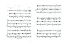 Partition complète, Les crépuscules, Melodie, F major, Lacombe, Paul
