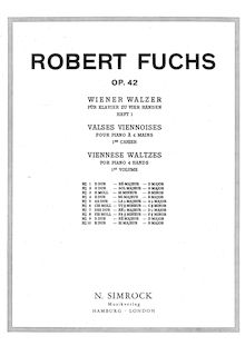 Partition Book I, Wiener Walzer, Fuchs, Robert