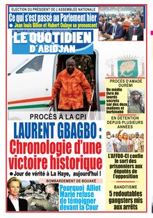 Le Quotidien d’Abidjan n°3061 - du mercredi 31 mars 2021