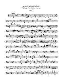 Partition altos, Die Zauberflöte, The Magic Flute, Mozart, Wolfgang Amadeus par Wolfgang Amadeus Mozart