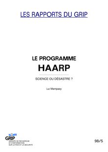 Le Programme HAARP : Science ou désastre ?