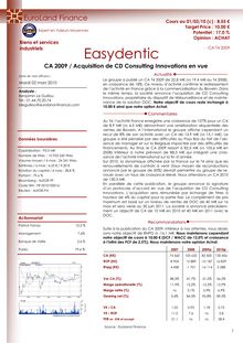 Analyse financière d Euroland Finance du 2 mars - Easydentic ...