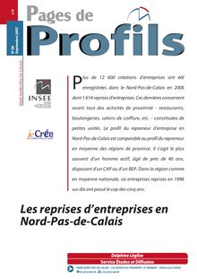 Les reprises d’entreprises en Nord-Pas-de-Calais