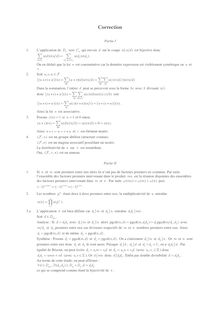 Correction : Algèbre linéaire, Convolution arithmétique