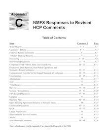 FINAL 080403 Appendix C - HCP Comment Responses