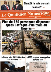 Le Quotidien Numérique d’Afrique n°1903 - du mercredi 06 avril 2022