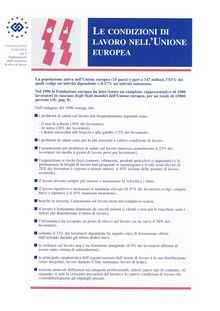SECOND EUROPEAN SURVEY OF WORKING CONDITIONS - BROCH.+DISQUETTE