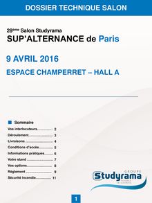 2016 - Paris SupAlt - DT