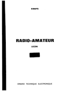 Dinard Technique Electronique - Cours radioamateur Lecon 40