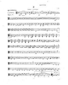 Partition viole de gambe 2, Quintetto pour flûte, violon, deux alto[s] et basse