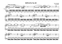 Partition , Sonata en G major, 11 orgue sonates, Majer, Beno