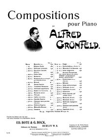 Partition No.4 - Causerie, Piano pièces, Op.50, Grünfeld, Alfred