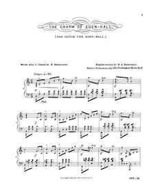 Partition complète, Das Glück von Edenhall, Op.143, The Charm of Edenhall, Op.143 par Robert Schumann