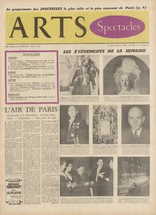 ARTS N° 456 du 24 mars 1954