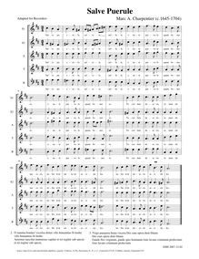 Partition complète (SSATB enregistrements, aigu notation), Messe de minuit pour noël