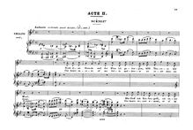 Partition Act II, Benvenuto Cellini, opéra semi-seria, Berlioz, Hector par Hector Berlioz