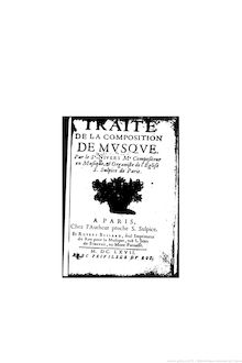Partition Complete Book, Traité de la composition de musque, Nivers, Guillaume-Gabriel