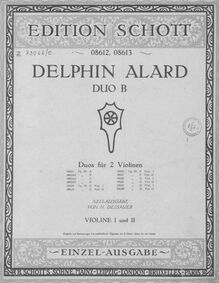 Partition No.2, 3 Duos élémentaires, Alard, Jean Delphin