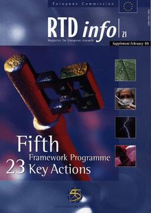 RTD info Supplement 21. Fifth Framework Programme 23 Key Actions