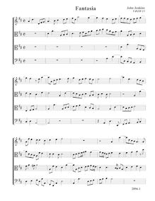 Partition Fantasia VdGS No.13 - partition complète (Tr T T B), fantaisies pour 4 violes de gambe et orgue
