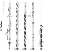 Partition clarinette 2,  pour orchestre, B flat, Robertson, Ernest John
