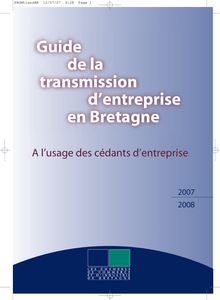 Guide de la transmission d entreprise en Bretagne