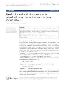 Fixed point and endpoint theorems for set-valued fuzzy contraction maps in fuzzy metric spaces