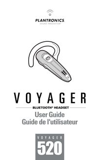 Notice de l utilisateur - Téléphone portable Plantronics  Voyager 520
