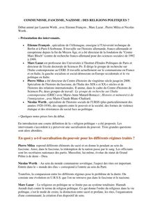 RDV Blois 2005 - En quoi y at-il sacralisation du pouvoir pour les ...