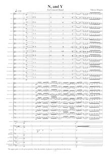 Partition complète, N, et Y pour Concert bande (Shigeta, Takuya)
