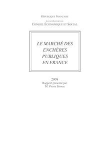 Le marché des enchères publiques en France