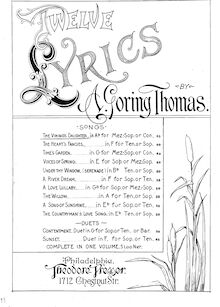 Partition complète, pour Viking s Daughter, F minor, Thomas, Arthur Goring