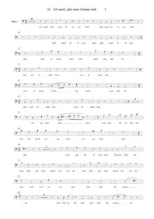 Partition basse 1 , partie, Geistliche Chor-Music, Op.11, Musicalia ad chorum sacrum, das ist: Geistliche Chor-Music, Op.11