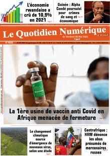 Le Quotidien Numérique d’Afrique n°1928 - du vendredi 06 mai 2022