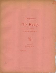 Partition complète, Six noëls avec variations pour orgue, Loret, Clément