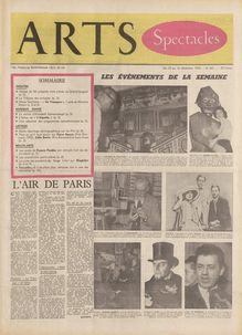 ARTS N° 441 du 10 décembre 1953