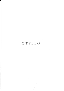 Partition complète, Otello, Dramma lirico in quattro atti, Verdi, Giuseppe par Giuseppe Verdi