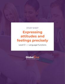 Expressing attitudes and feelings precisely