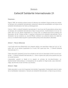 Statuts Collectif SI21