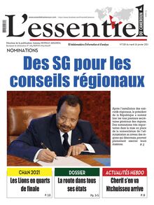 L’Essentiel du Cameroun n°328 - du lundi 26 janvier 2021
