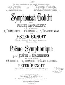 Partition complète, Symphonisch gedicht voor fluit en orkest, Op.43a