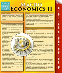Macro Economics ll (Speedy Study Guides)