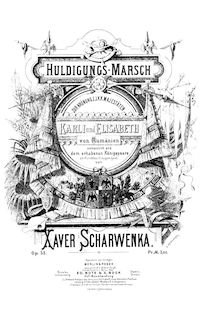 Partition complète, Huldigungs-Marsch, Op.55, Scharwenka, Xaver