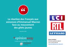 Sondage : 3 Français sur 4 jugent les mesures annoncées par Macron insuffisantes