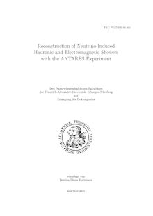 Reconstruction of neutrino-induced hadronic and electromagnetic showers with the ANTARES experiment [Elektronische Ressource] / vorgelegt von Bettina Diane Hartmann