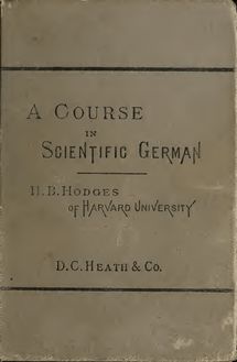 A course in scientific German