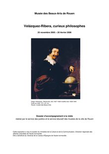 Velázquez-Ribera, curieux philosophes